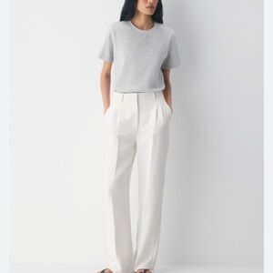 Aritzia Cream Women's Trousers